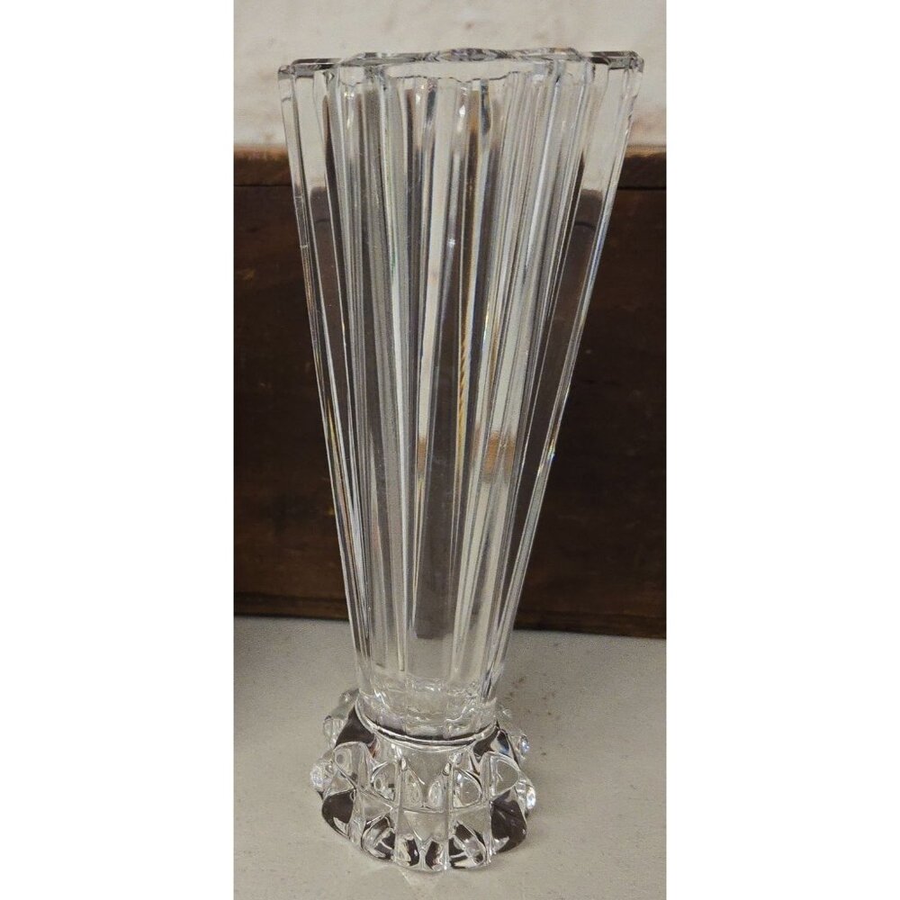 Crystal Candlestick Holder or VaseMade in Germany 7" Style Blossom